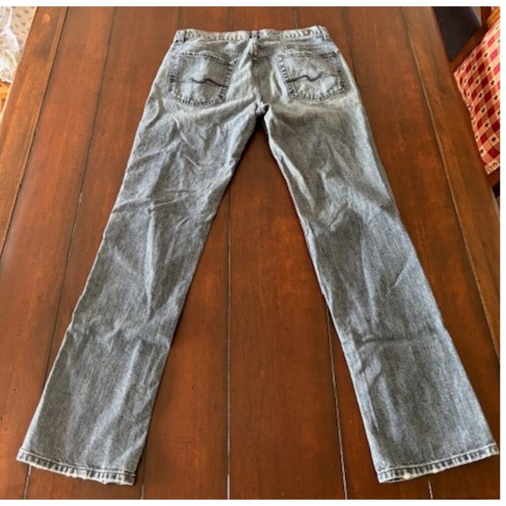 7 For All Mankind Men's Denim Blue  Denim Jeans Size 34 Buttonfly‎